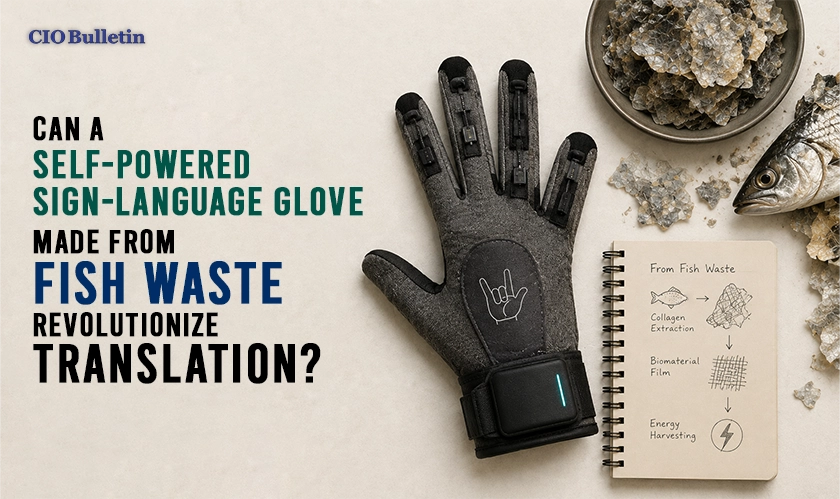  Self-Powered Sign-Language Glove Debut 